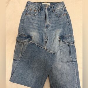 Denim Forum Light Blue Wide Leg Jeans